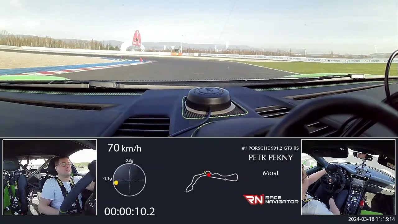 Porsche 991.2 GT3 RS Autodrom Most Michelin Cup 2 R 1:40.03