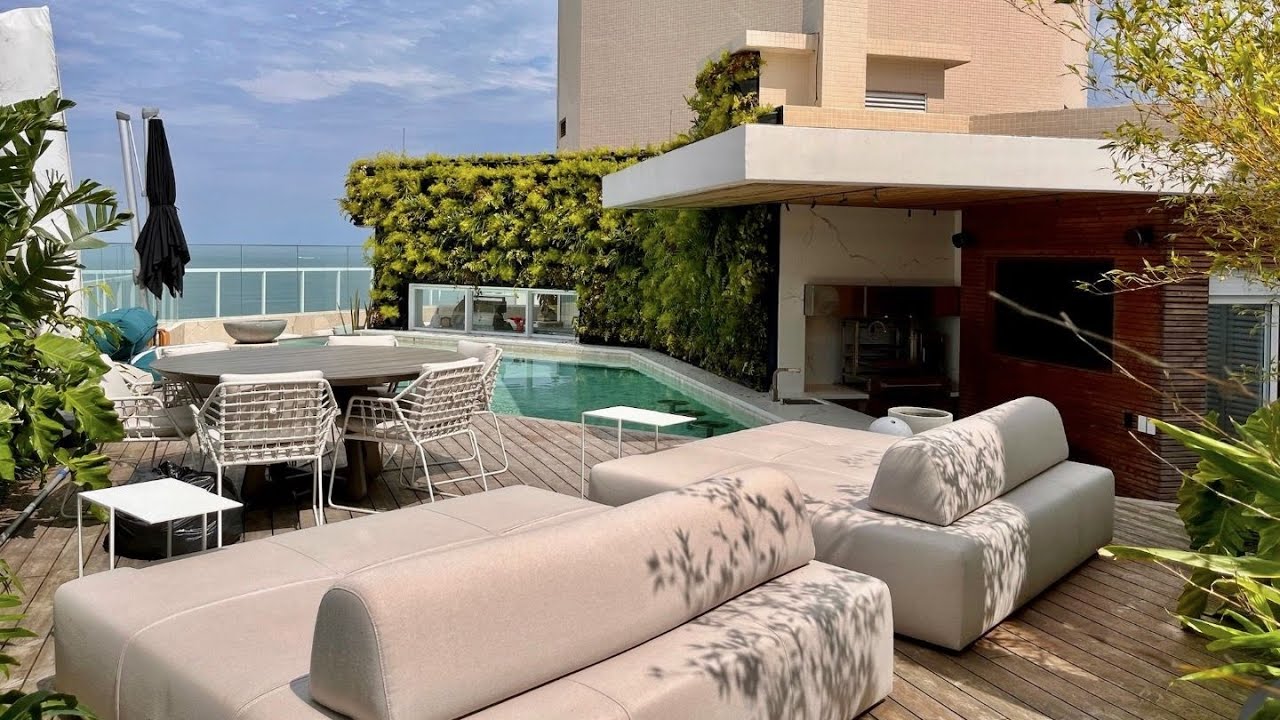Cobertura duplex de altíssimo padrão, pé na areia | Riviera de São Lourenço | CO0107