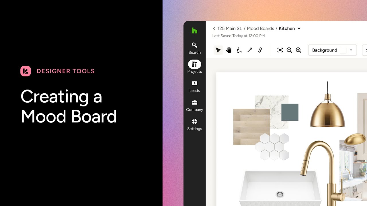 Houzz Pro: Creating Mood Boards