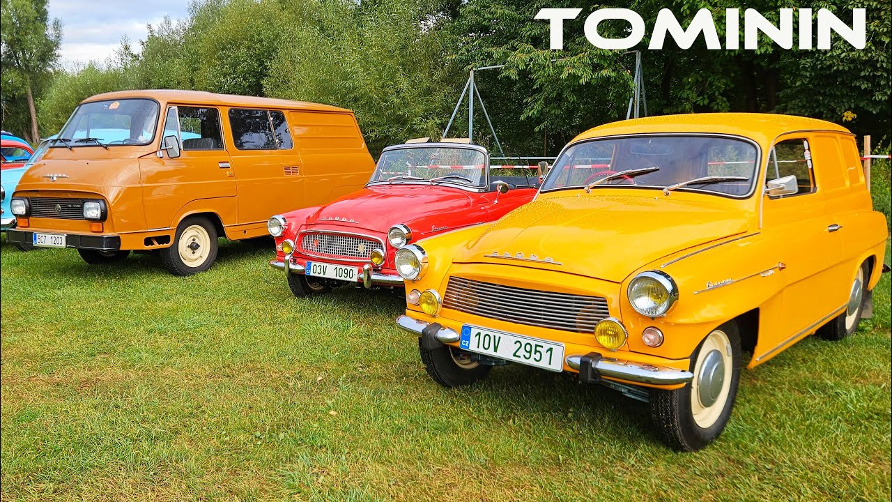 Kaplické setkání Škodovek 2025 🇨🇿 s motorem v předu 🚕🚗🚙