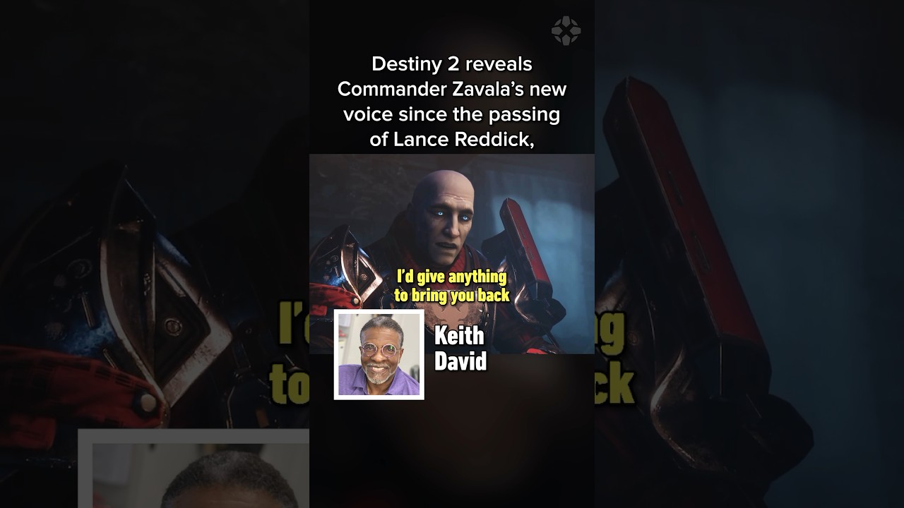 Destiny 2: Commander Zavala&rsquo;s new voice since Lance Reddick&rsquo;s passing. #keithdavid #lancereddick