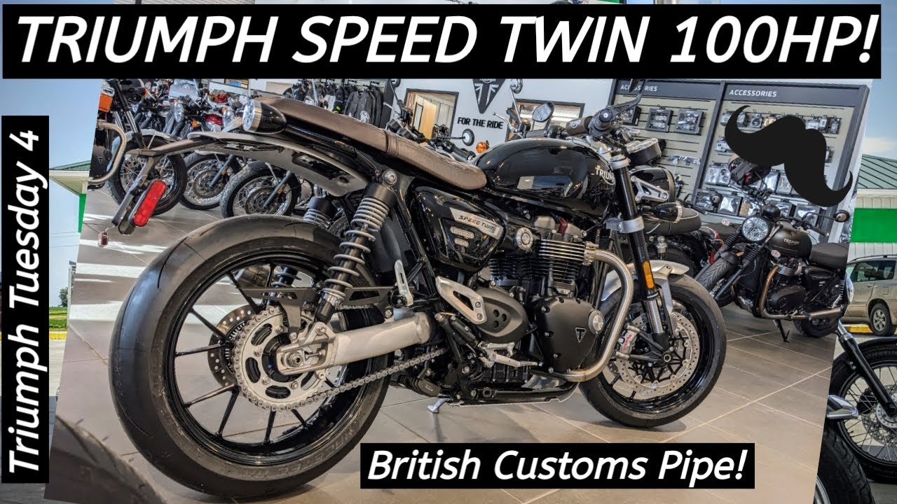 Earth Scorching Triumph Speed Twin 1200 w/ British Customs Pipe! Triumph Tuesday 4