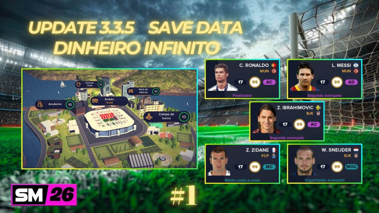 Soccer Manager 2026 Os Melhor Save Data 3.3.5 Parte 1