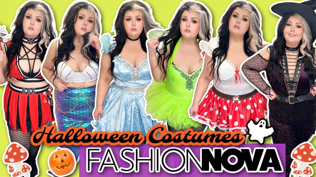 Fashion Nova Curve Plus Size Halloween Costume Try On Haul | 2022