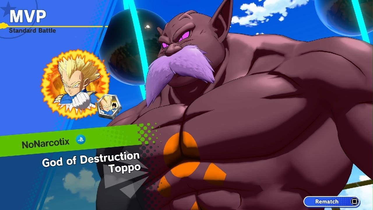 DRAGON BALL GEKISHIN SQUADRA Getting a feel for toppo moveset