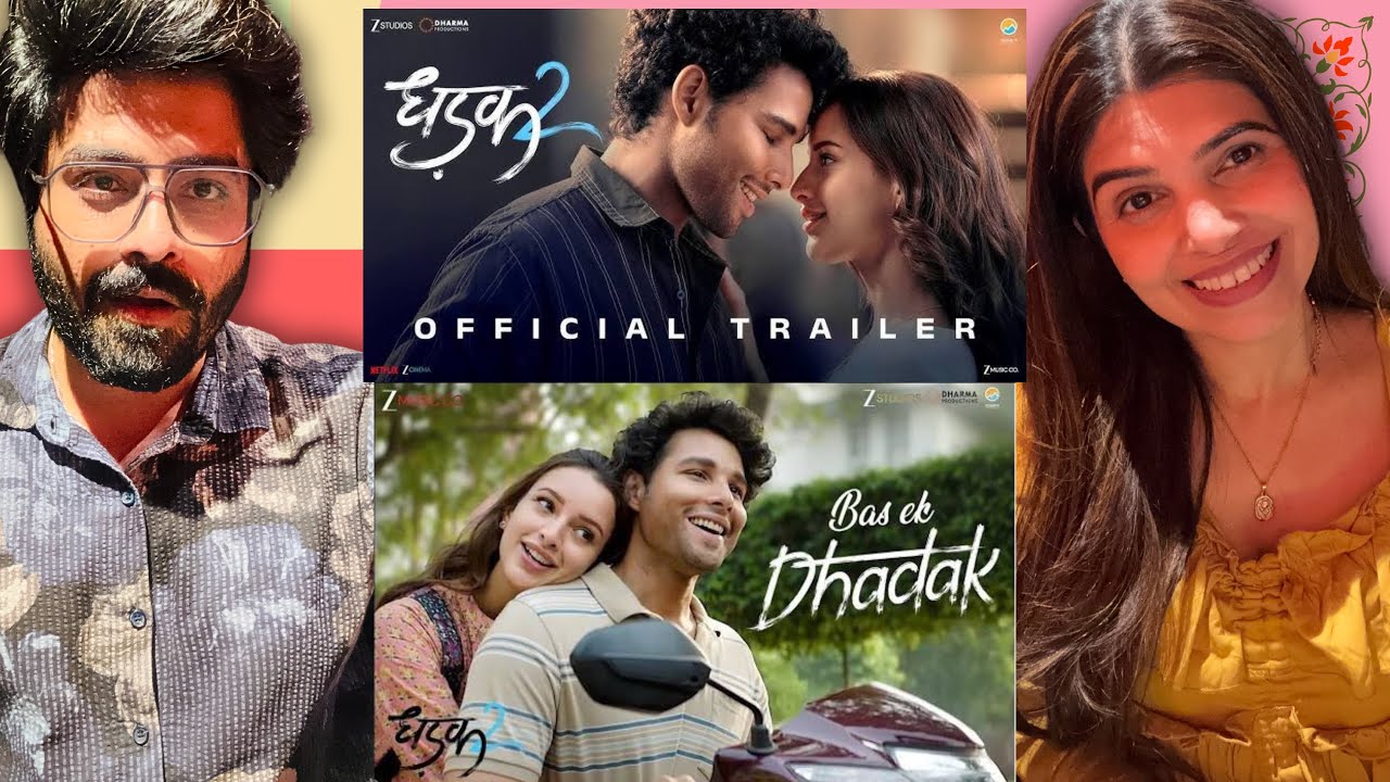 Bas Ek Dhadak Song & Dhadak 2 Official Trailer Reaction| |Shreya Ghoshal, Jubin Nautiyal