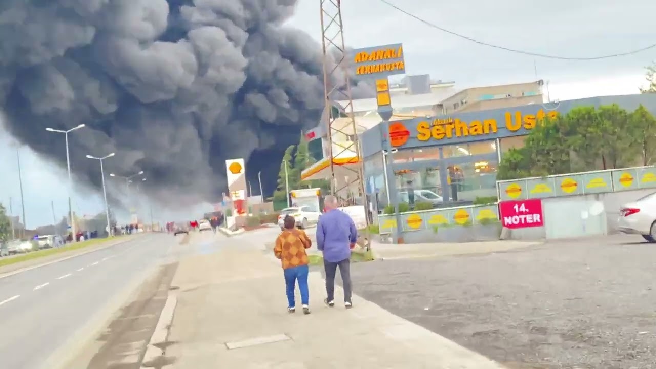 25 Ocak 2026 Hadımköy Yolu Caddesi Üzerinde, Meyve Hali Mahallinde Büyük Yangın