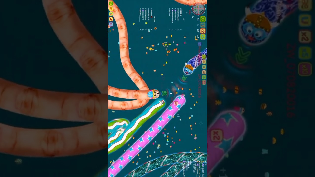 😱 Best Headshots For YUPPY!🐍#shorts #wormate #wormateio #wormateheadshots #snake #shortsfeed #viral