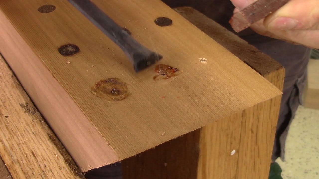 L'gosseux d'bois - Comment je bouche des trous dans le bois