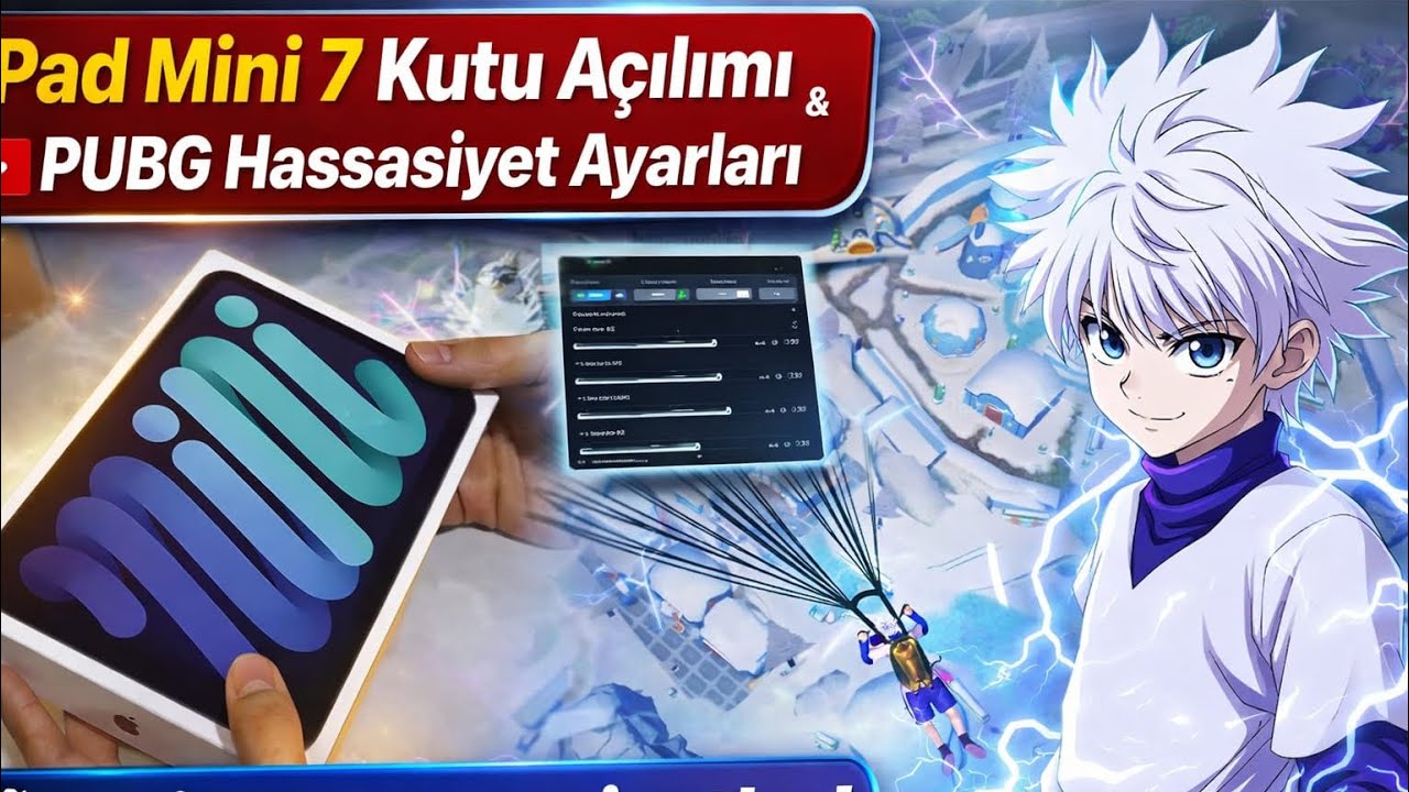 İPad Mini 7 Kutu Açılımı PUBG GAMEPLAY HASSASİYET AYARLARI 2026 