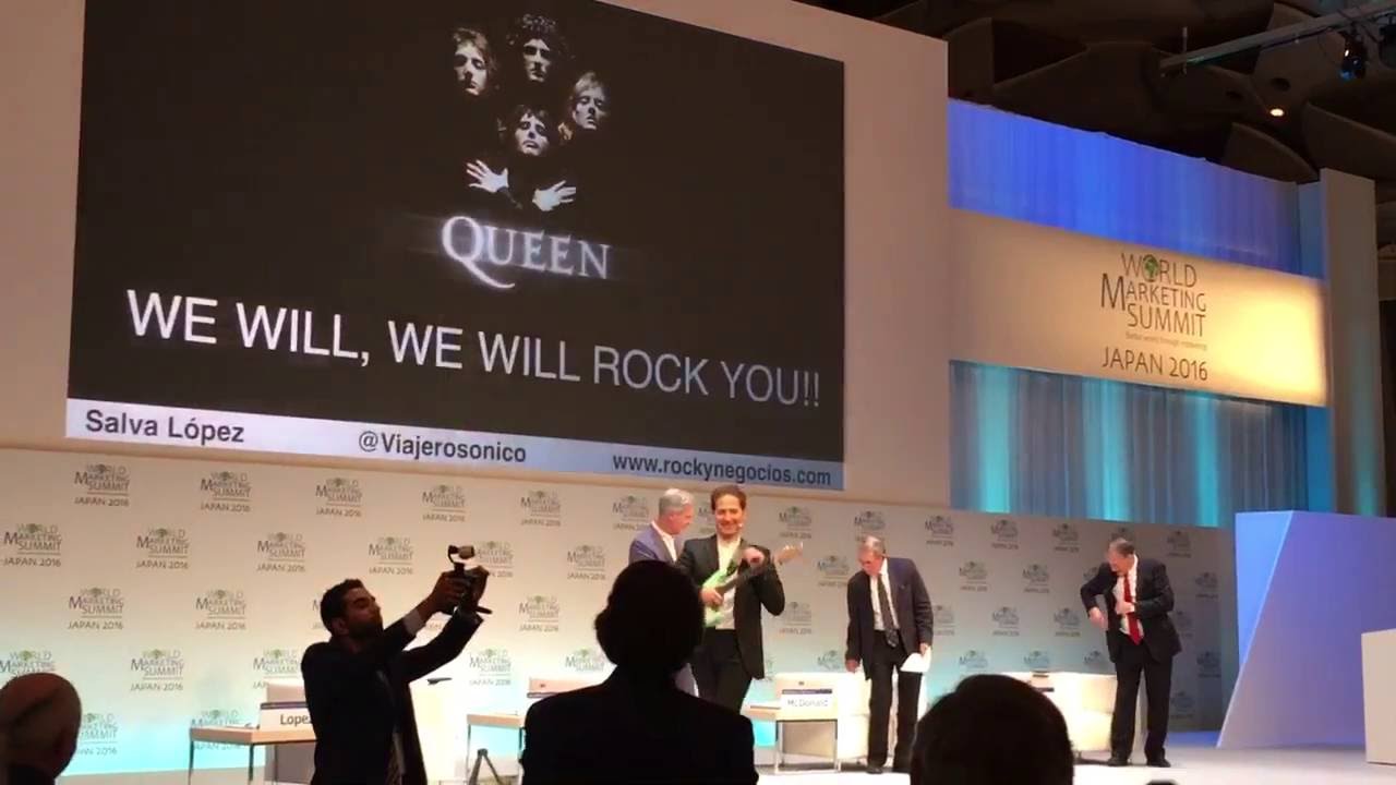 Mr. Salva Lopez at World Marketing Summit Japan