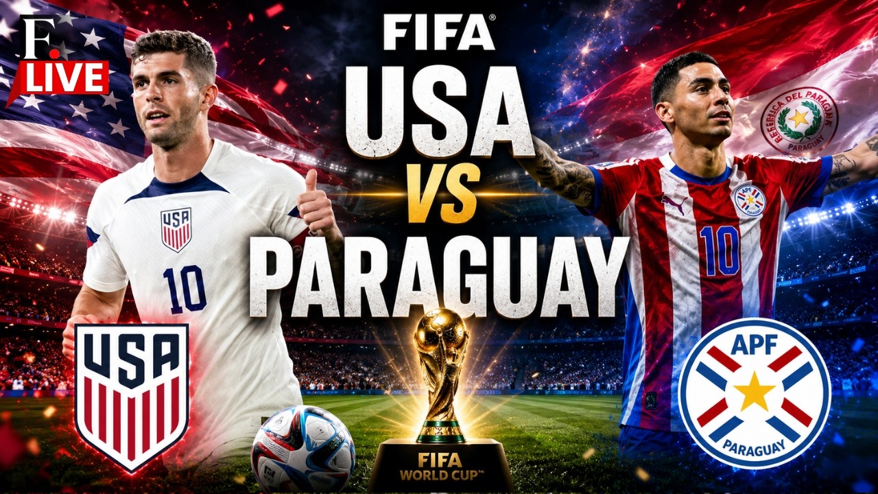 🔴FIFA WORLD CUP 2026 LIVE: Watch FIFA LIVE US vs Paraguay | Countdown Begins