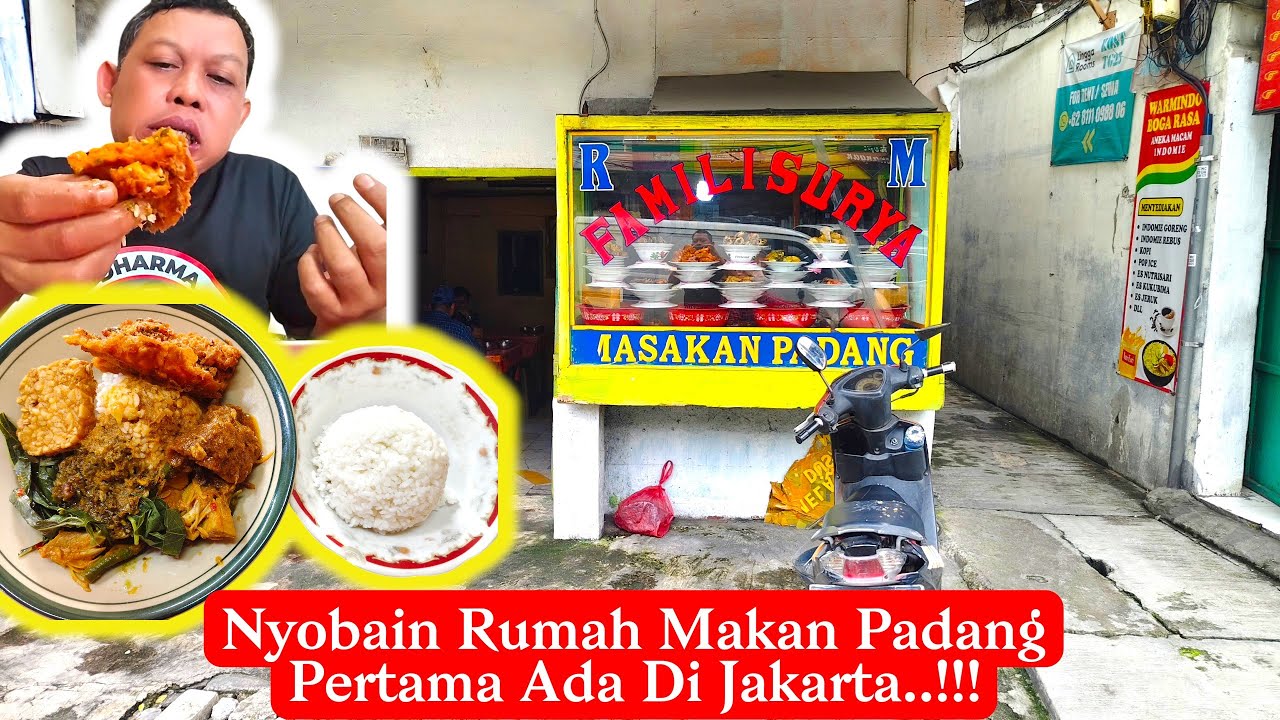 Nasi Padang Famili Surya Teluk Gong Raya Jakarta Utara:Nasi Padang Legend Ini Sih‼️