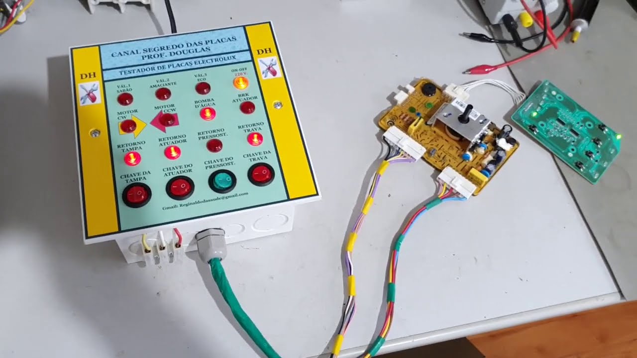 GANHEI UM TESTADOR DE PLACAS DE LAVADORAS