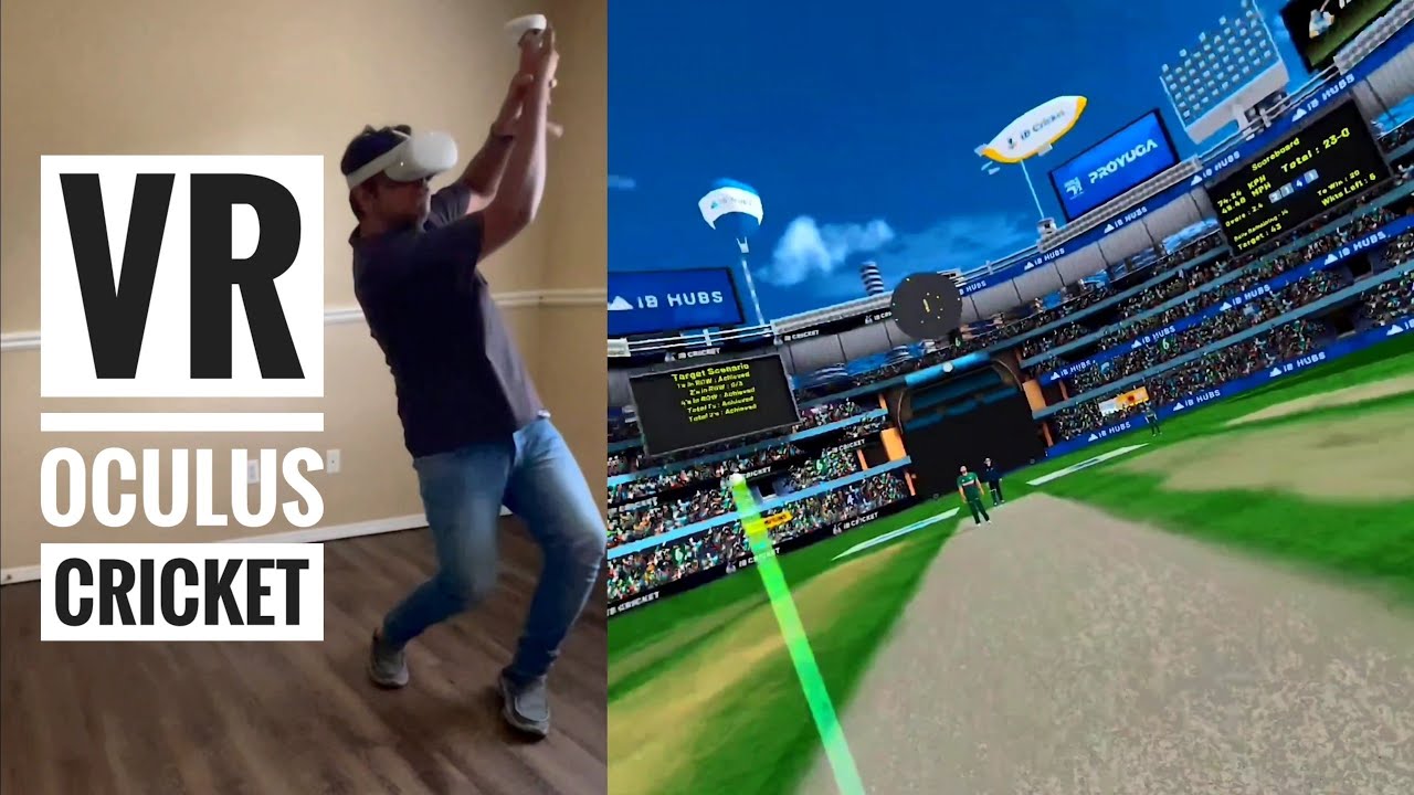 IB Cricket - Playing Cricket in VR - Oculus Quest 2 | Gameplay | Faizan Tariq