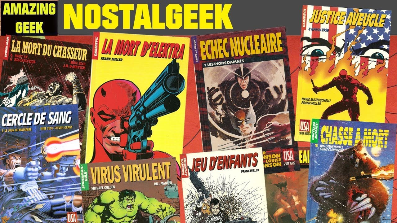 NOSTALGEEK 56 La collection COMICS USA super héros