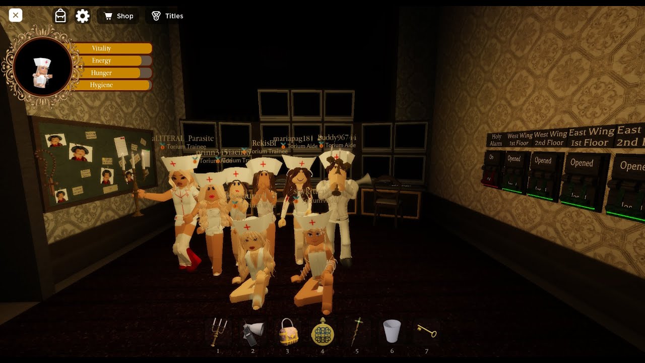 De Pride Isle Sanatorium Shift #3 // 🥉 TORIUM AIDE!
