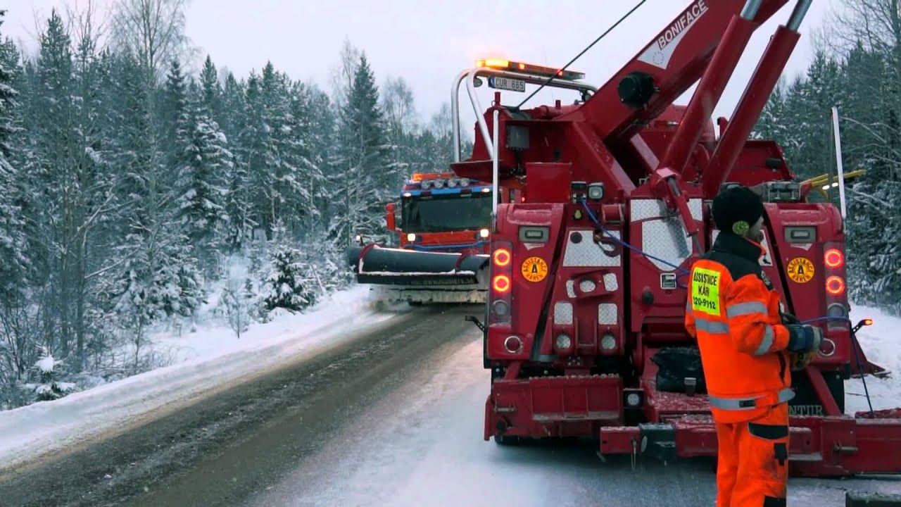 Bussbärgning i Jämmerdalen