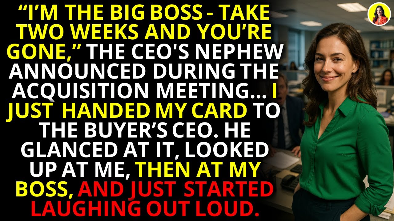 She Handed Him Her Card - The CEO Laughed. His Career Was Over. 💼 | #CorporateRevenge