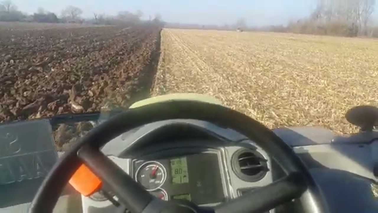 claas arion 640 cebis & plow kuhn multi master 123./ 2015g.