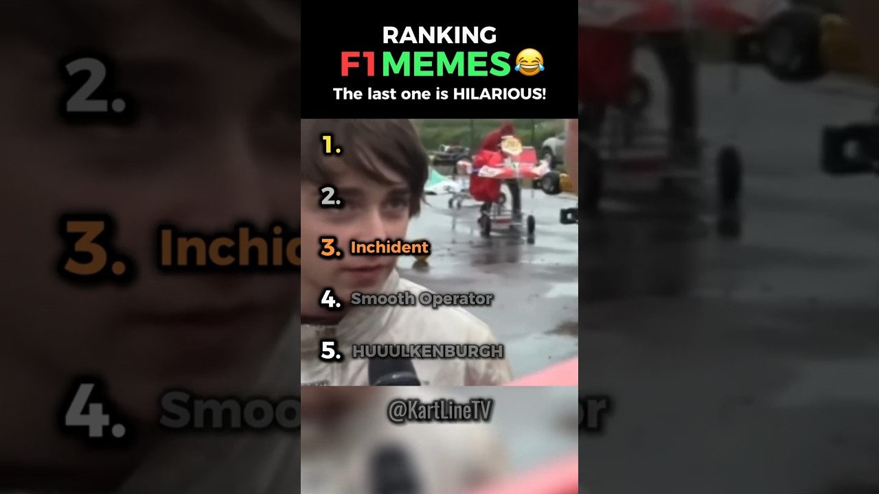 Ranking Best F1 Memes OAT!!! 🤣 #shorts