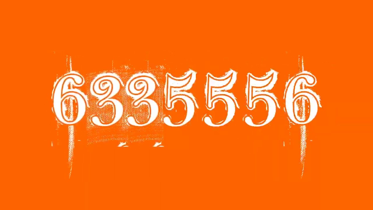Numbers 1 to 18,000,000