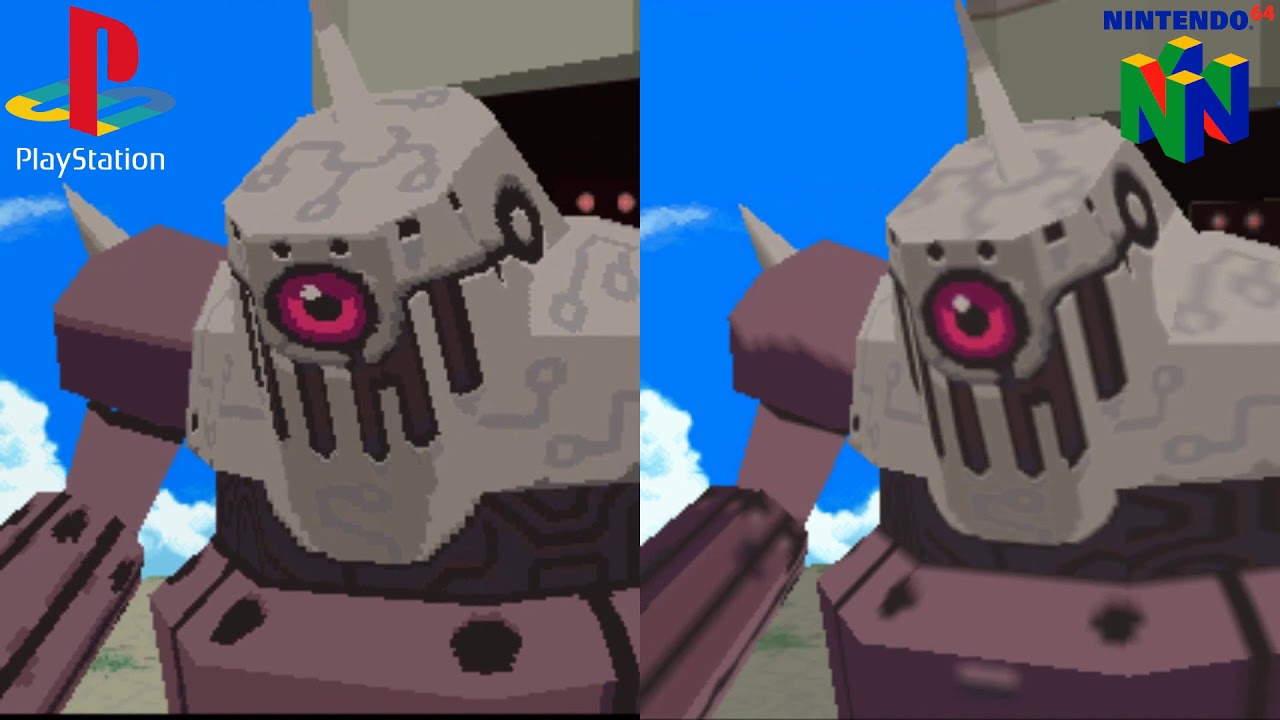 Megaman Legends PS1 VS N64 (Graphics Comparison)