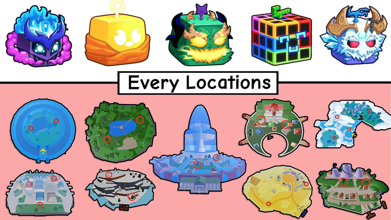 Every Location and Time Fruit Spawns in Sea 1 - Actually Found in Roblox Blox Fruit