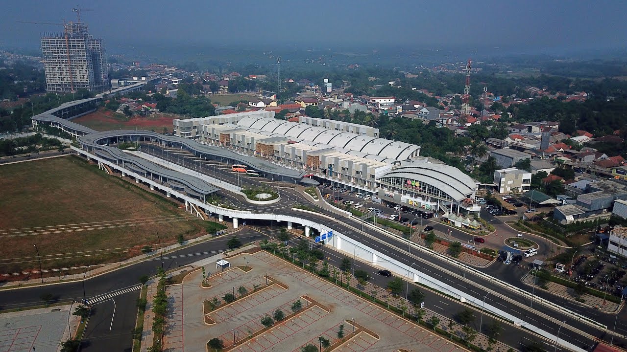 Megah dan Modern INTERMODA BSD & STASIUN CISAUK - Drone Video