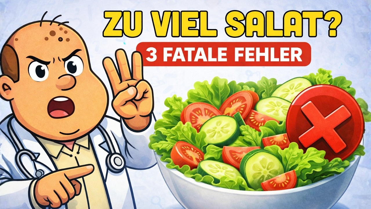 Wie viel Salat sollte ich essen? Diese 3 Fehler RUINIEREN deine Ernährung