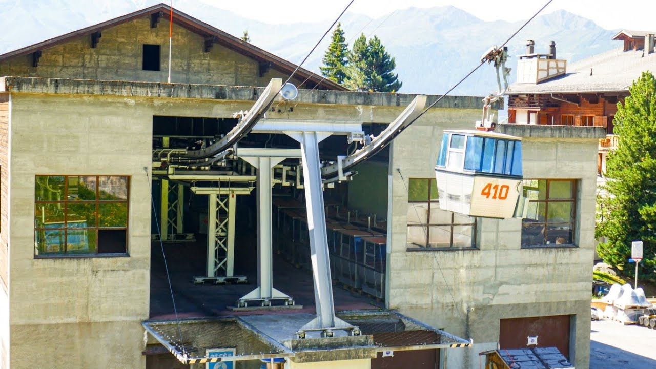 Savoleyres - Die letzte Giovanola Gondelbahn im Skigebiet 4 Vallees.