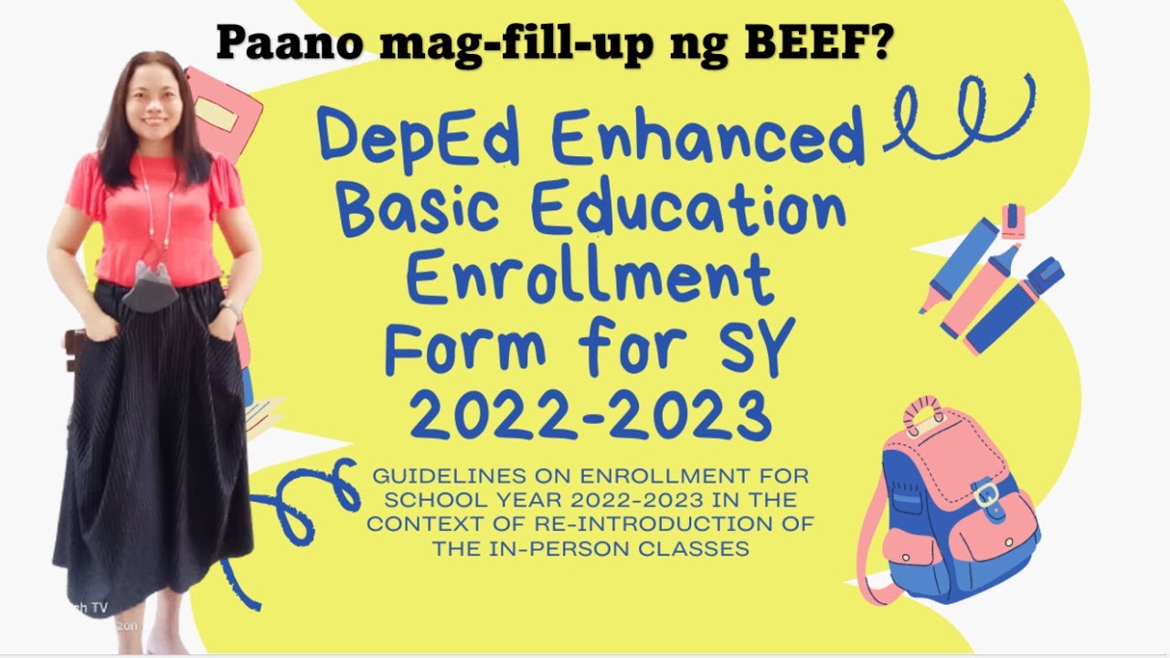 Paano ang pagfill-up ng Basic Education Enrollment Form o BEEF 2022-2023 l Enrol Now l Rutch TV