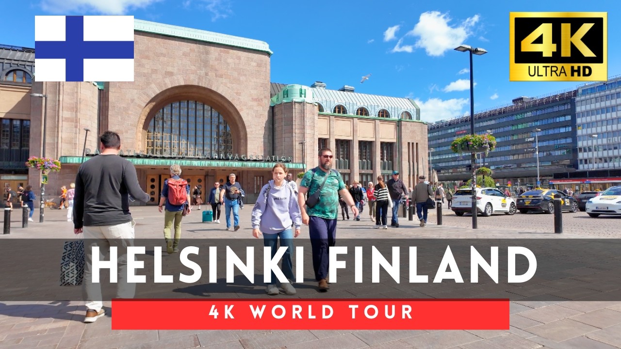 🇫🇮Helsinki, Finland Walking Tour - 4K Downtown tour｜Jul 2025