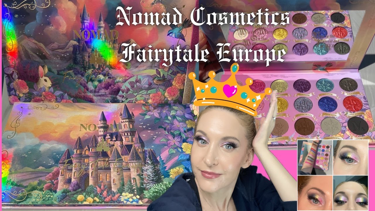 NOMAD COSMETICS FAIRYTALE EUROPE (PURCHASED) 4 LOOKS & REVIEW