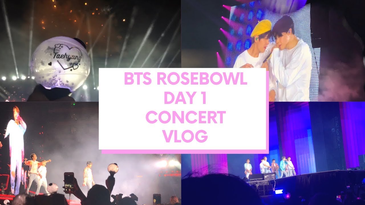 BTS Rosebowl Concert Vlog