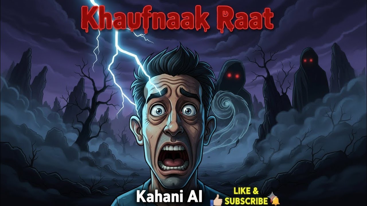 Khaufnaak Raat | Darawna Horror Story | Kahani AI | Scary Short Film😱