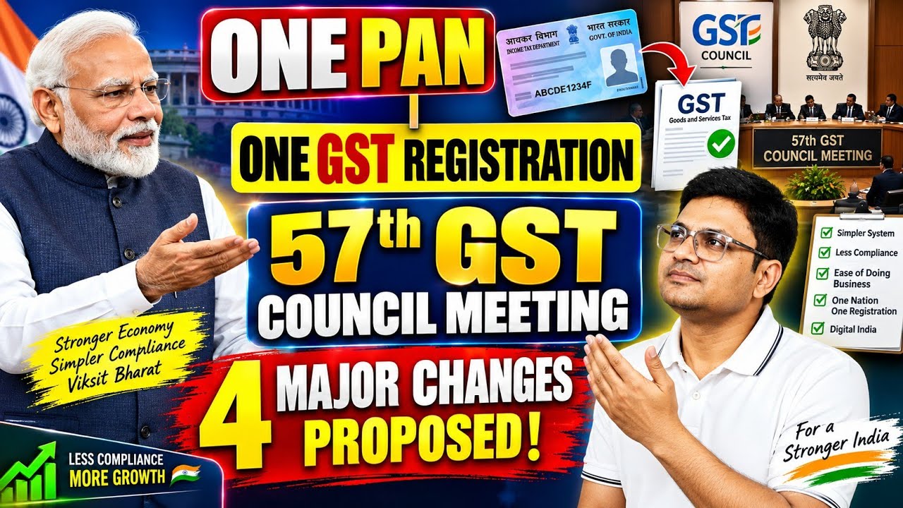 57th GST Council Meeting September 2026 | 4 Major Changes Proposed GST Council Meeting 2026