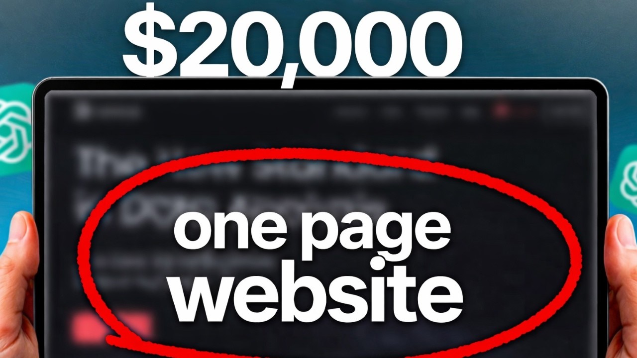 How This 1 PAGE Website Makes $20,000 every month?!