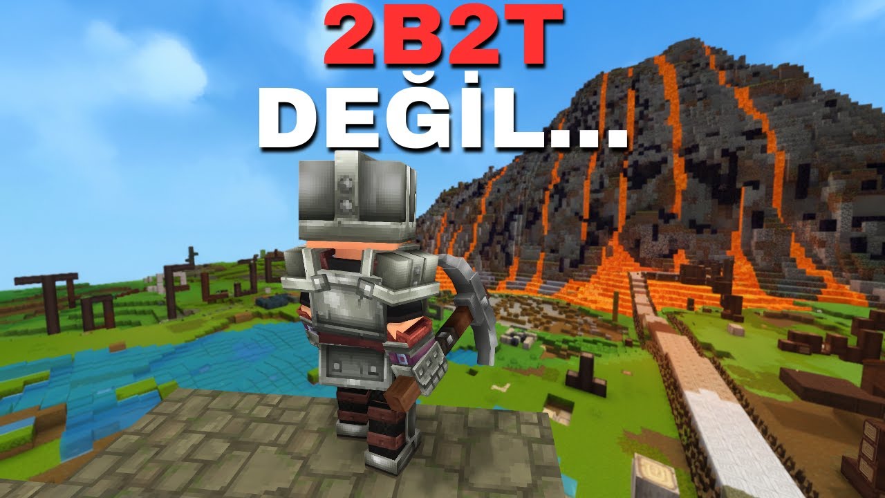 Çakma Minecraft'da 2B2T denedim