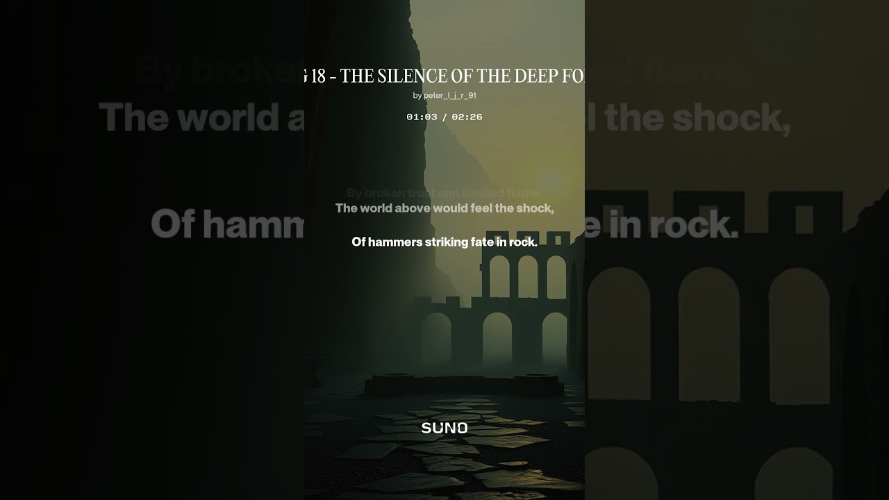 SONG 18 - THE SILENCE OF THE DEEP FORGES