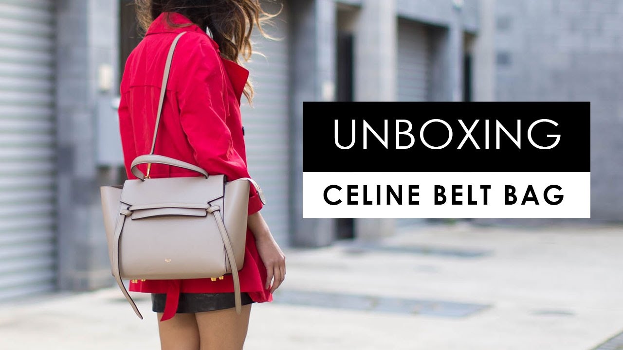 Celine Mini Belt Bag Unboxing!!