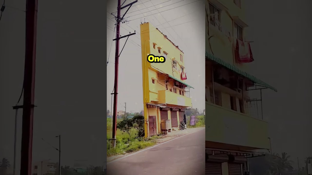 Ten cienki dom przetrwa każdą burzę 🏚️