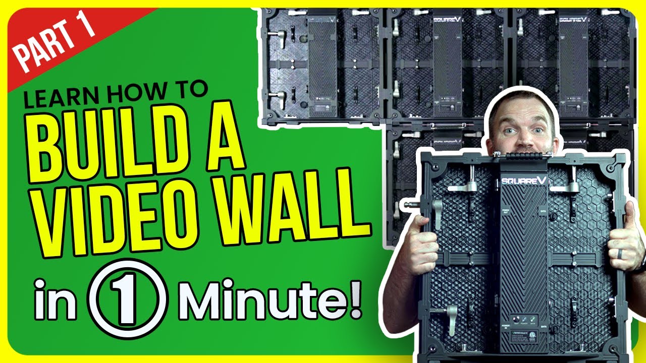 LED Wall Setup | 01 How to Build An LED Video Wall