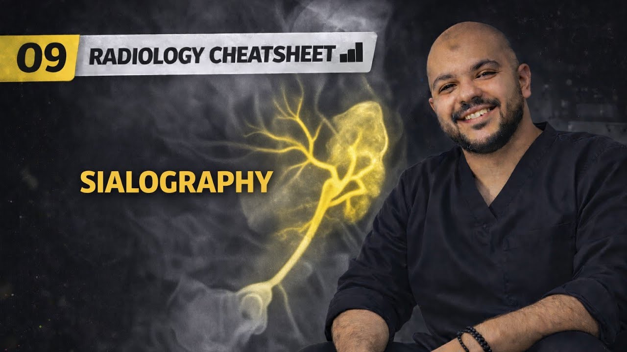 (7) SIALOGRAPHY  -  اشعه بالصبغه علي الغدد اللعابيه