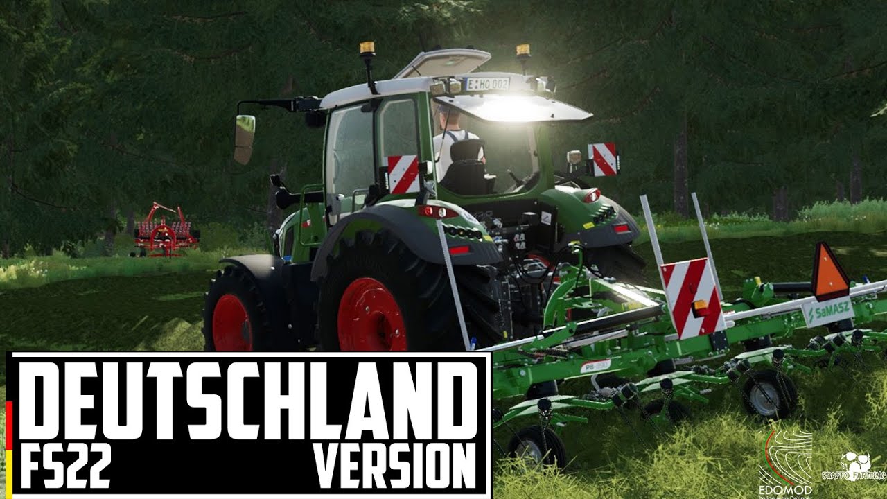 LS22 DEUTSCHLAND #21: Frisches Gras Wenden und Schwaden | FARMING SIMULATOR 22