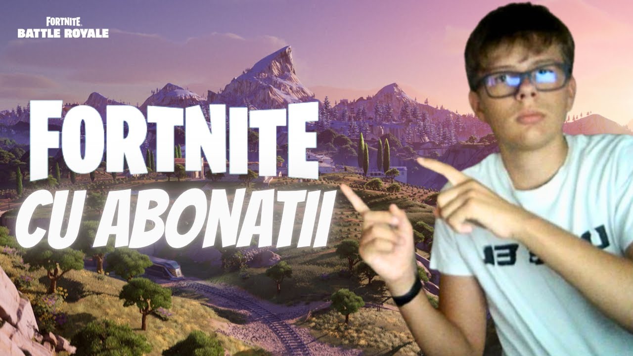 🔴LIVE - FORTNITE Cu ABONATII ROMANIA - RANK SI CUSTOMS