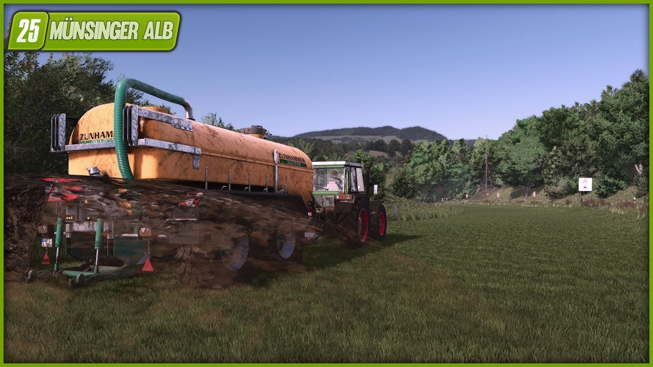 LS25 Let's Test Münsinger Alb #017 Apfelsaftproduktion und GÜLLE ballern