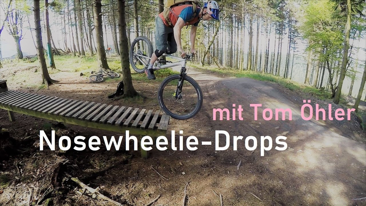 MTB Fahrtechnik Tricks: Nosewheelie-Drop mit Tom Öhler