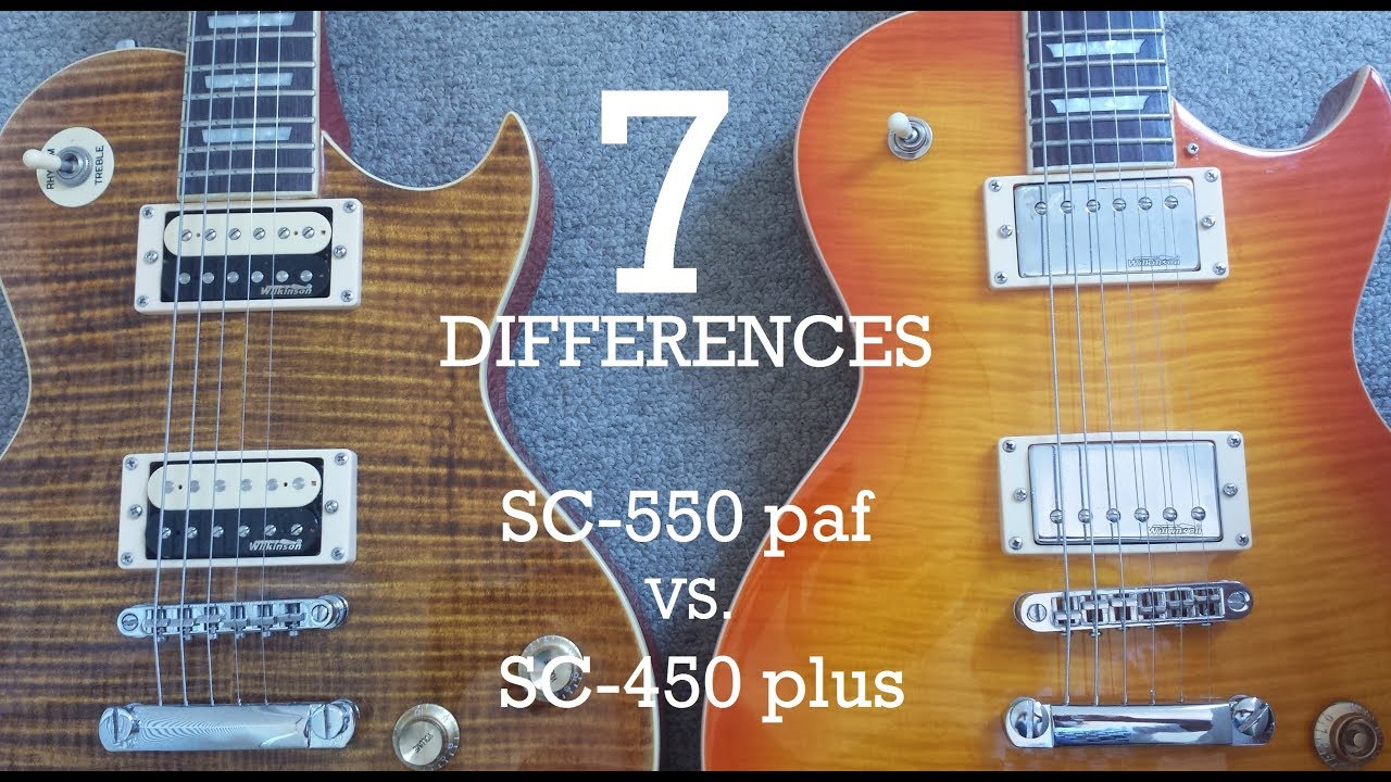 Harley Benton's SC-450plus and the SC-550 paf - Let´s find out the 7 main differences!