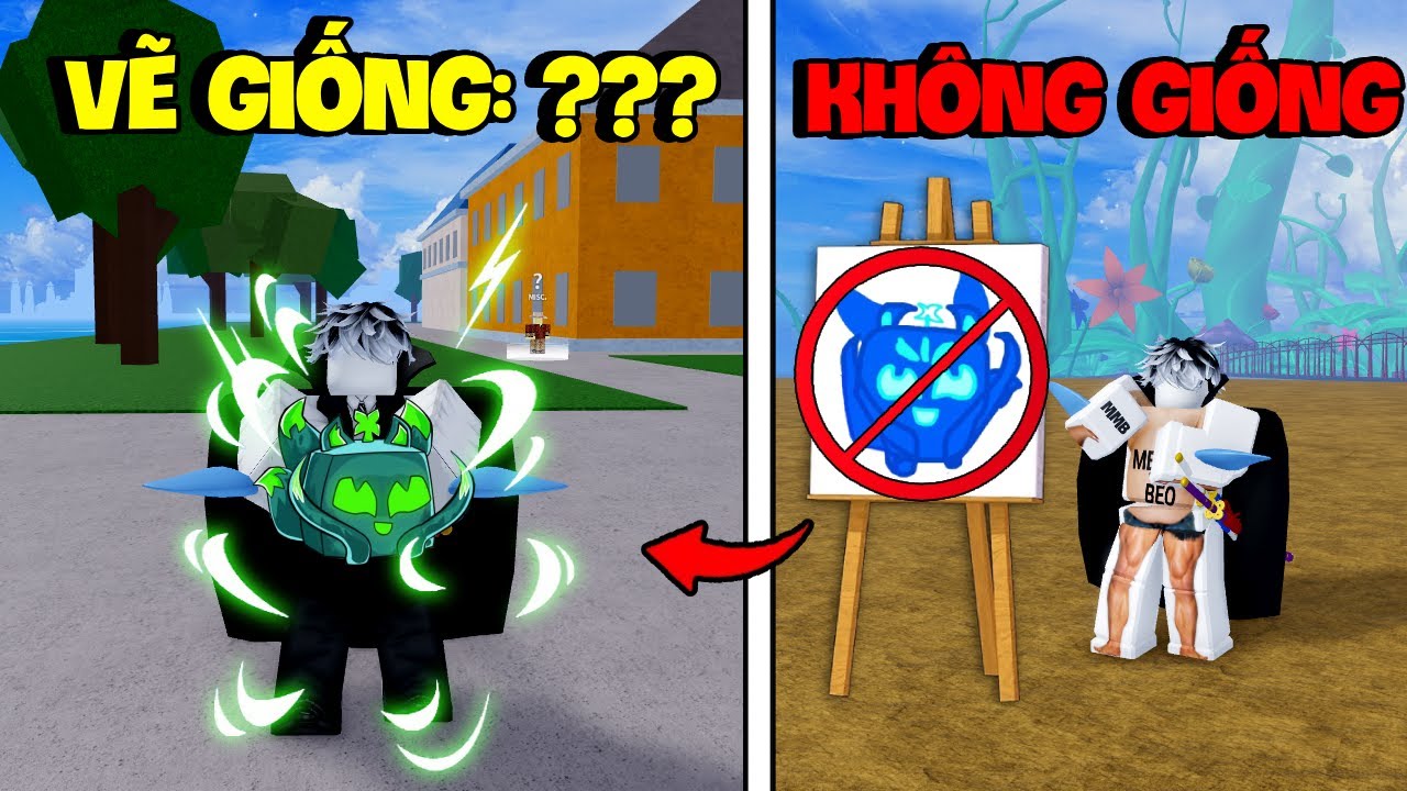 Mình VẼ TRÁI ÁC QUỶ Mythical Để Dùng PVP VDarh Trong Blox Fruit | Blox Fruits